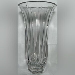 Vintage Noritake Vendome Crystal Flared Vase 9.75” Discontinued